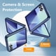 thumbnail image 5 of Funda KEKBOXQ para Samsung Galaxy Z Flip 7 5G de silicona azul, 5 of 7