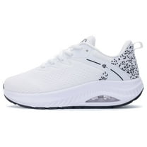 B BESUNEW Women's Wide Toe Box Arch Support Walking Shoes for Plantar Fasciitis Orthotic Athletic Tennis Running Sneakers for Woman US 6-11