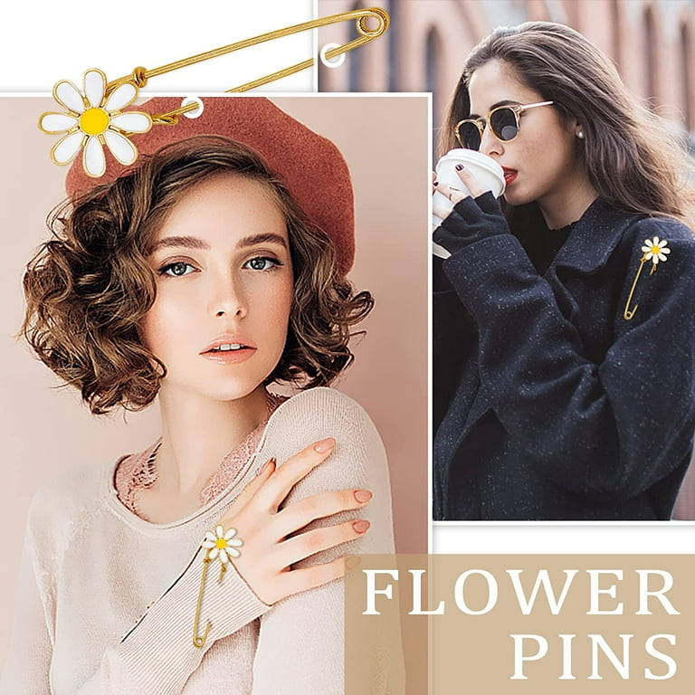 Buy 4 Pieces Sweater Shawl Clip Shawl Pins and Sticks f Pins and Clips  Shawl Pin Sweater Clips for Cardigans Pearl Brooches Clothing Pins Brooch  Pins for Women Fashion Girls Bouquet Pins