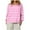 Pink, variant on Hvyesh 3/4 Length Sleeve Womens Tops Spring Crewneck Tunic Tops Fashion Stripe Vacation Blouses Dressy Going Out Tops