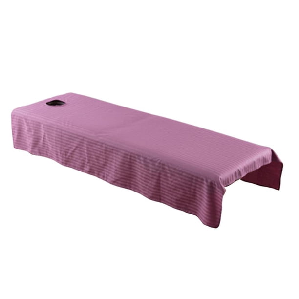 SPA Tratamiento Sábana cubierta orificio facial Púrpura Colcomx Cubierta de sábana de belleza