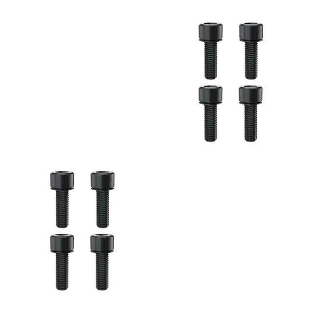 relayinert 4 Pieces Disc Brake Fixing Blot Fixed Screws Professional Crank Arm Screw Black M6x20 2Set