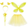 thumbnail image 1 of SAYOO 4 piezas de accesorios de vestuario Wings, Wings headband Magic stick dress SAYOO moda, 1 of 8