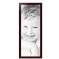 thumbnail image 2 of ArtToFrames 13" x 34" Mahogany Picture Frame, 13x34 inch Brown MDF Poster Frame (WOM-3978), 4 Pack, 2 of 8