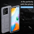 thumbnail image 2 of Case for Xiaomi Redmi 10A, Heavy Duty Shockproof Absorption Impact Resistant Protective Phone Case Bumper Rugged Cover for Xiaomi Redmi 10A HD Grey, 2 of 14
