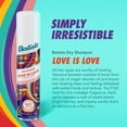 thumbnail image 3 of Batiste Love is Love Dry Shampoo | Instantly Refresh Hair & Absorb Oil Between Washes | Add Texture & Volume | Fruity & Bright Fragrance | Infused with Keratin | For All Hair Types |, 3 of 10