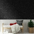 thumbnail image 5 of CHIHUT 15.7''x100'' Black Glitter Wallpaper Stick and Peel for Walls Decorative Self Adhesive Sparkle Black Glitter Wallpaper Removable Glitter Fabric Contact Paper for Cabinets Drawer Dresser Crafts, 5 of 10