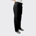 thumbnail image 4 of SPECTRUM UNIFORMS Unisex Scrub Pant, Ultrasoft Classic Scrub Pants Drawstring Waist Pant Ideal for Medical Professionals Pant Black, 4 of 5
