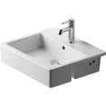 thumbnail image 1 of Duravit 031455-1Hole Vero 21-5/8" Rectangular Ceramic Drop In Bathroom Sink - White, 1 of 2