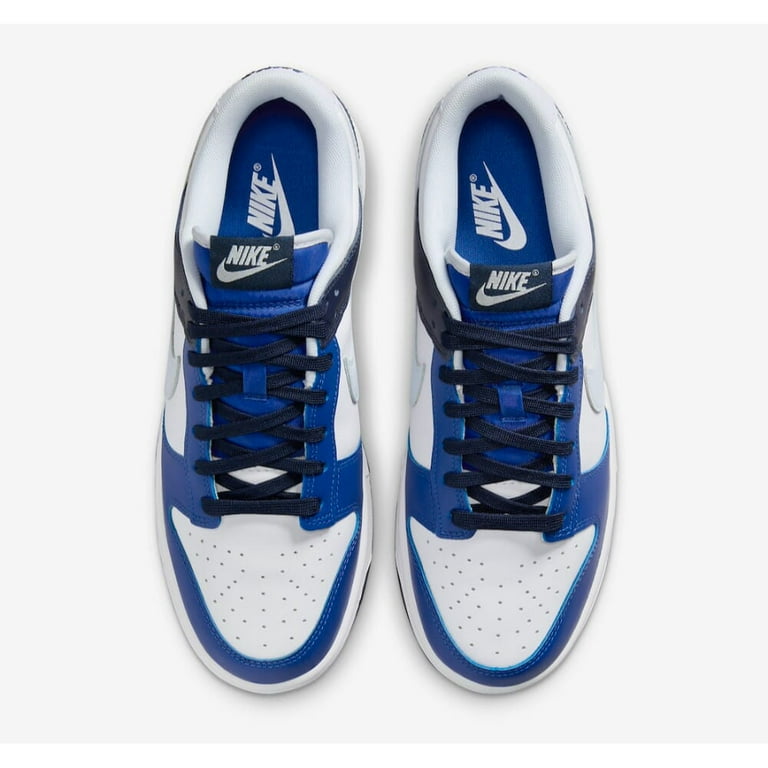Nike Dunk Low White/Football Grey-Game Royal FQ8826-100 Men's Size