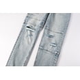 thumbnail image 4 of 2025 Ksubis Jeans brand Jeans  Men's Jeans Casual Comfort Holes Fashionable Straight Skinny  Jeans, Ripped Stretch Jeans Denim Pants Menswear 3048 28-40, 4 of 8
