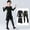 Green#F, variant on Boys Girls Outfit Sets Base Layer Athletic Compression Leggings And Shirts Thermal O-Neck Long Sleeve T-Shirts Running Pants Tights Lovely Clothes Sets