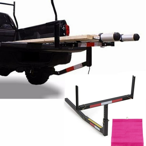 Pick Up Truck Bed Hitch Extender Extension Rack Boat Kayak Canoe Lumber 750LBS