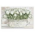 thumbnail image 5 of Stupell Industries White Tulip Flowers Fresh Vintage Country Tin Painting, 19 x 13, Design by Cindy Jacobs, 5 of 5