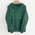 thumbnail image 5 of FDGIU ‌‌‌‌‌Women's Plus Size Saint Patrick's Day Sweatshirt - Oversized Green Shamrock Print Long Sleeve Pullover, 5 of 6