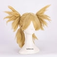 thumbnail image 4 of ORUYROP Perruque Cosplay Temari Nara Blond Doré Résistante à la Chaleur Perruque Synthétique + Bonnet Perruque, 4 of 6