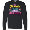 thumbnail image 3 of Inktastic My Favorite People Call Me Grammie with Flowers Long Sleeve T-Shirt, 3 of 5