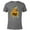 Graphite Snow Heather, variant on Pluto Happy Halloween Spooky Cauldron with Candy - Short Sleeve Blended T-Shirt for Adults - Customized-Denim Snow Heather