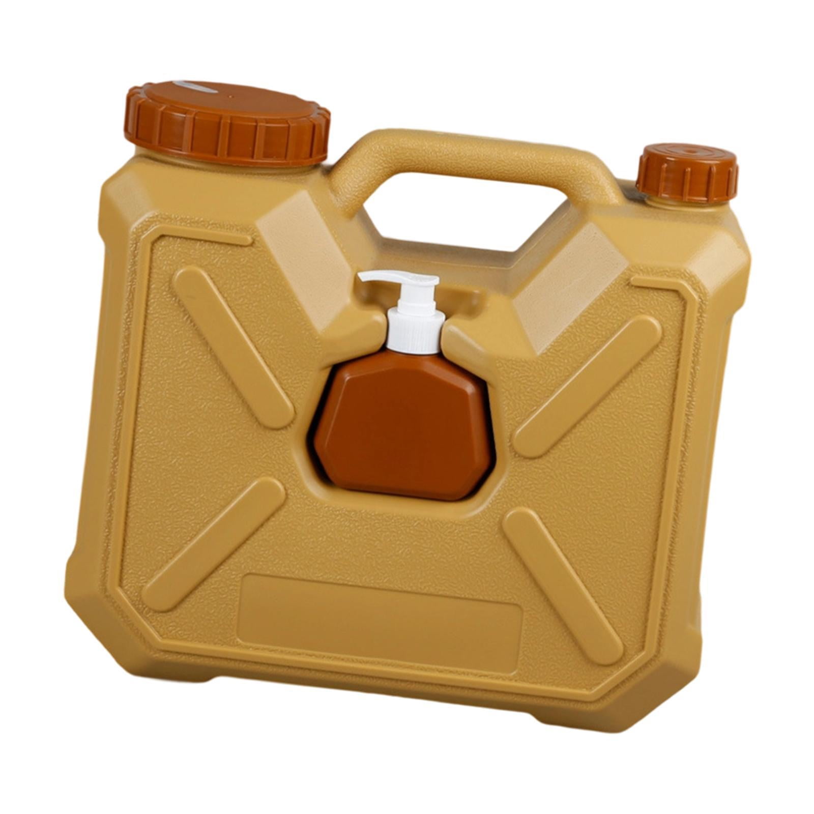 simhoa Water Container with Faucet Outdoor Camping Jug Multifunctional Portable Water Carrier Tank for RV Backpacking Picnic Camping 12L