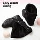 thumbnail image 2 of Dream Pairs Botas de nieve de invierno para niñas Zapatos de media pantorrilla con forro de piel sintética KLOVE Dream Pairs KLOVE, 2 of 5