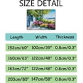 thumbnail image 2 of Soft Rug Large Area Rugs, Oil Painting Landscape Comfortable Indoor Carpet, Baby Play Mat for Living Room Bedroom Nursery Decor Floor Mat, 63x48inch Carpet Runner, 2 of 6