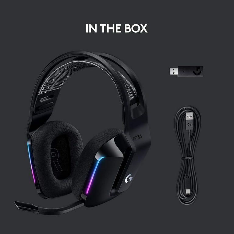 Logitech G733 Lightspeed Wireless Gaming Headset with 29hr