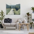 thumbnail image 3 of Farmland Fields Green Landscape Canvas Art, 48 x 36, Design By Artist Ziwei Li, 3 of 6