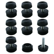 Uxcell Leveling Feet 1 1/4" 32mm OD Round Insert Furniture Glide Adjuster 8 Sets