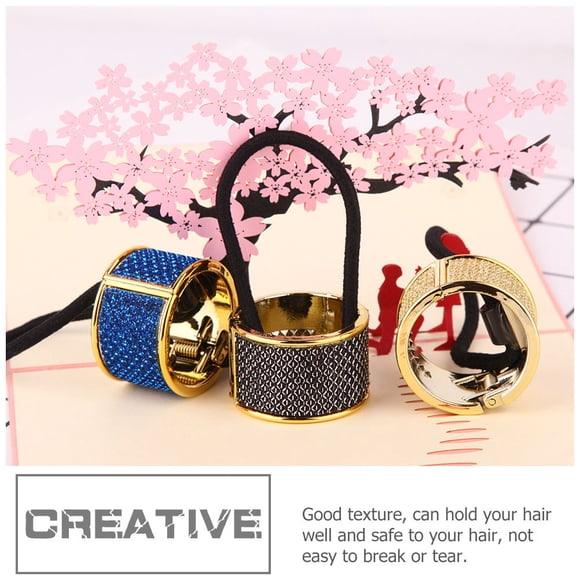 BESTYASH 6Ud Hair Cuffs En Color Rosa Dorado Ideales Para Complementar Peinados Y Eventos Especiales