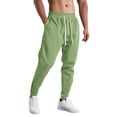 thumbnail image 3 of MXALUOB Men's Running Pants Ankle Zipper Tapered Jogger Pant Elastic Waist Athletic Trousers with Zip Pockets for Training Fitness, 3 of 7