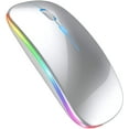 thumbnail image 1 of Souris Bluetooth pour Ipad, Souris Sans Fil pour Macbook Air/mac/pc/ordinateur Portable (Argent), 1 of 4
