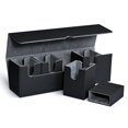 thumbnail image 1 of Caja de almacenamiento de tarjetas UAONO 5 en 1 para tarjetas MTG Yugioh 900+, color negro, 1 of 7