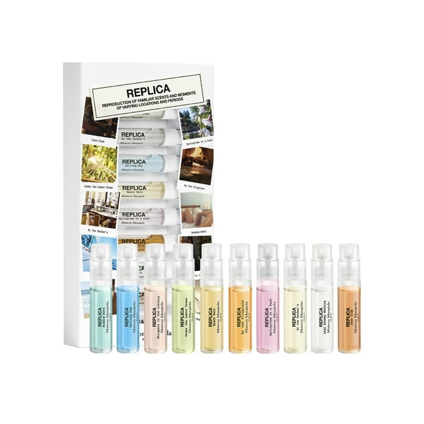 Maison Margiela Replica Memory Box Set! Includes 10 Scents Of 0.067 Oz Eau  de Toilettes Spray! Discover Scents Inspired By Timeless Experiences, 