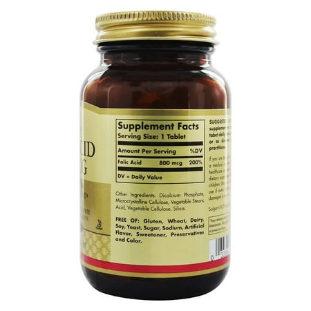 Best Solgar Folic Acid 800 mcg Tablets, 250 Ct deal Best Solgar Folic Acid 800 mcg Tablets, 250 Ct deal