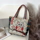 thumbnail image 2 of Bolso De Mano De Estilo Vintage Para Mujer Bolsos Casuales Bolsos De Compras Beige Rde Owl Sunnimix Bolso de hombro para mujer, 2 of 8