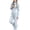 Light Blue, variant on BXJX Girls Outfit Sets Size 14-16, 2 Piece Zip up Outdoor Stand Collar Sports Jacket,Flare Yoga Pants Sets