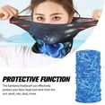 thumbnail image 4 of Thinson Neck Gaiter Collar Balaclava Tube Seamless Bandanas Dustproof Scarves Breathable Wraps Turban for Outdoor Riding Hiking blue, 4 of 7