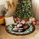 thumbnail image 5 of Alfombra circular navideña | Felpudo navideño con efecto visual 3D | Felpudo absorbente y antideslizante para entrada, baño y cocina | Felpudo de poliéster multicolor de 40 cm, 5 of 5