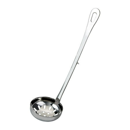

Meizhencang Round Stainless Steel Colander Soup Spoon Oil Filter Hook Scoop Kitchen Utensil