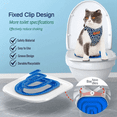 thumbnail image 5 of Plastic Cats Toilet Training Kit Reusable Puppy Cats Litter Mat,C, 5 of 5