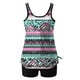 thumbnail image 5 of Trajes de baño tankini para mujer Trajes de baño de dos piezas con espalda de tiras y estampado conservador para mujer Traje de baño de dos piezas para mujer, 5 of 5