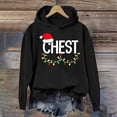 thumbnail image 2 of WILLBEST Sudadera de Mujer con Estampado Navideño de Pecho y Nueces, Manga Larga, Estilo Casual y Holgado XX-Grande, 2 of 3