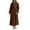 Brown, variant on Gaexia Fluffy Bath Robe For Women Winter Kimono Bathrobe Soft Cozy Wear With Deep Pockets Ideal For Spa Relaxation At Home Comfortable Attire For Women
