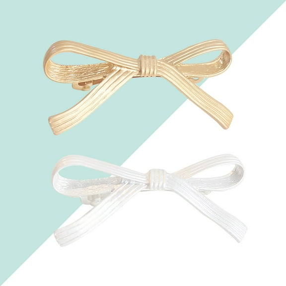 Homoyoyo 2 Pcs Spring Hair Barrette Cute Barrettes Alloy Hair Accessories For Women's Headwear