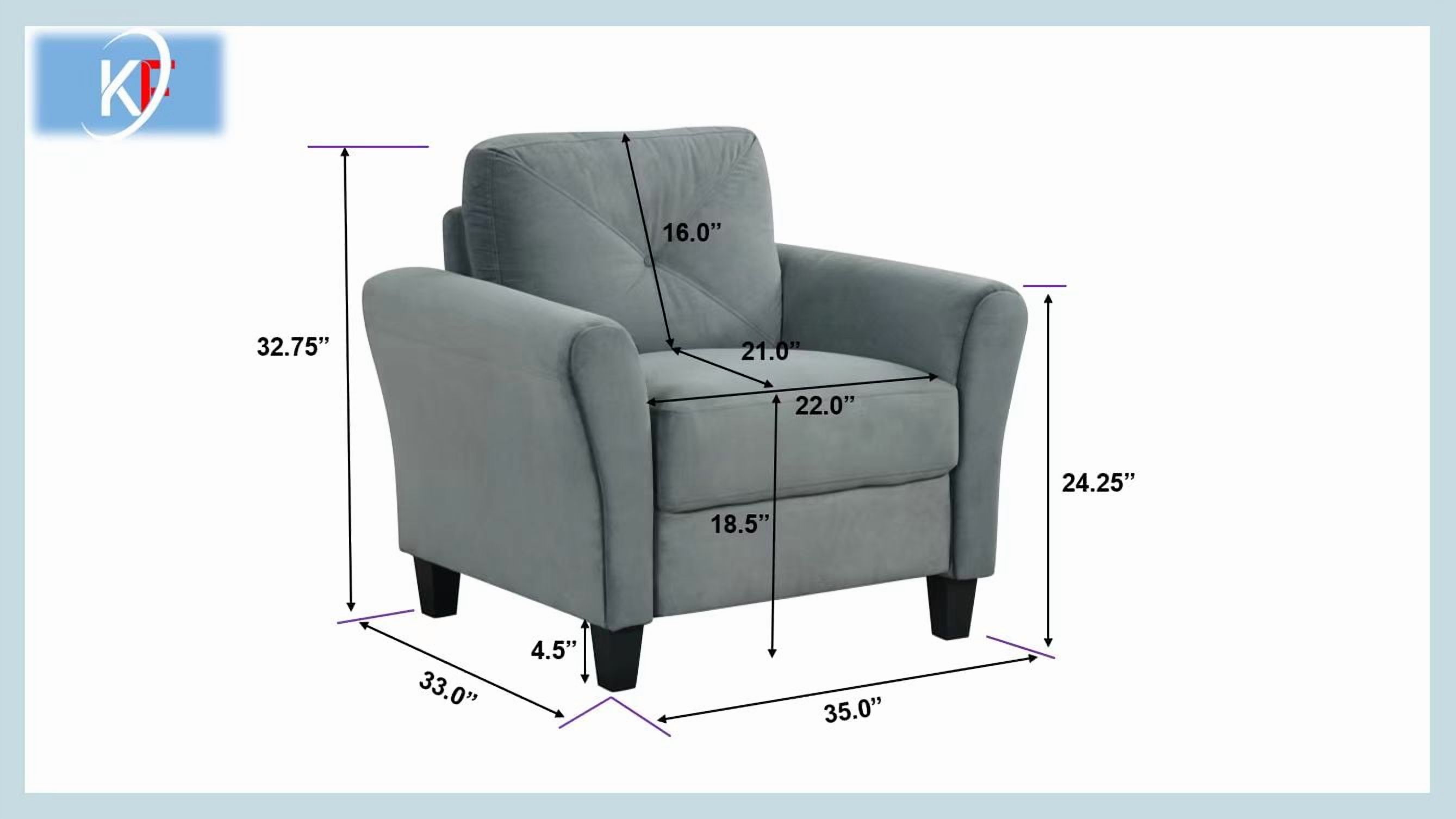 Sectional Sofa, Velvet Sofa, Convertible Sofa with Modular Design and Detachable Cushions, High Grade Sponge Filling, Gray Velvet Upholstery, for Living Room and Small Spaces
