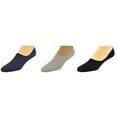 thumbnail image 1 of Sierra Socks Men's Performance Combed Cotton Invisible Socks with Silicone 3 pair pack M11139E, 1 of 2