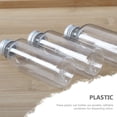 thumbnail image 3 of Miangastore Transparent Plastic Bottles with Aluminum Lids for Storage Use Durable Refillable Containers 20 Pieces, 3 of 7