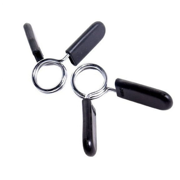 Athletic Works Standard Chrome Spring Clip Collars (Fits 1in Bars)