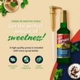 thumbnail image 5 of Torani Crème de Menthe Flavoring Syrup, Professional Emerald Mint Base, Shatter-Resistant 1L Plastic Bottle + Bonus Squeeze Pump, 5 of 5
