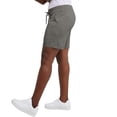 thumbnail image 3 of DONYUDE Women's Jersey Pocket Shorts, Drawstring Cotton Jersey Shorts, 7" Inseam, 3 of 6